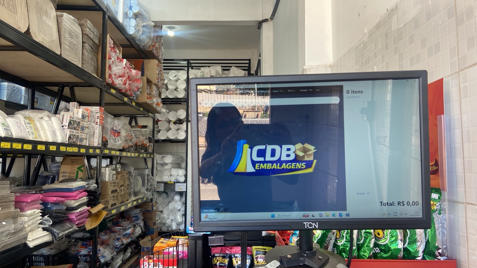 Cliente utilizando o Altrox em sua operação